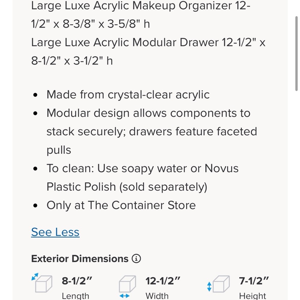 Makeup Organizer - Picture 3 of 4